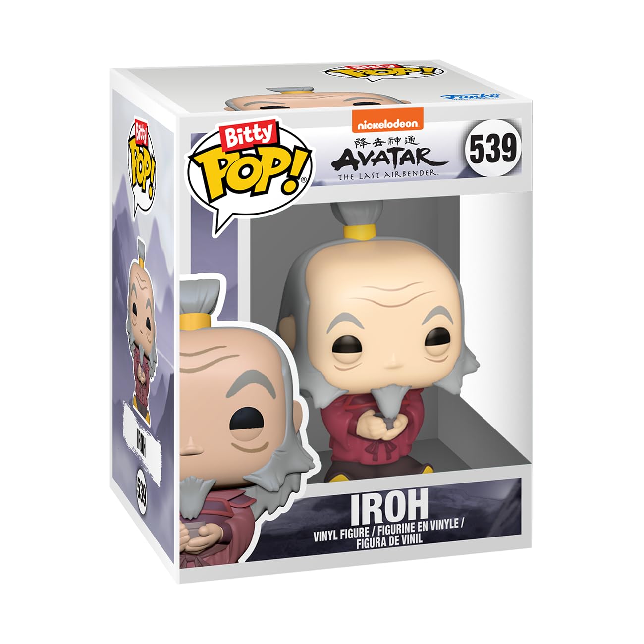 Funko Bitty Pop! Avatar: The Last Airbender - Iroh, Zhao, Ozai, & A Surprise Mystery Mini Figure - 0.9 Inch (2.2 Cm) Collectable - Stackable Display