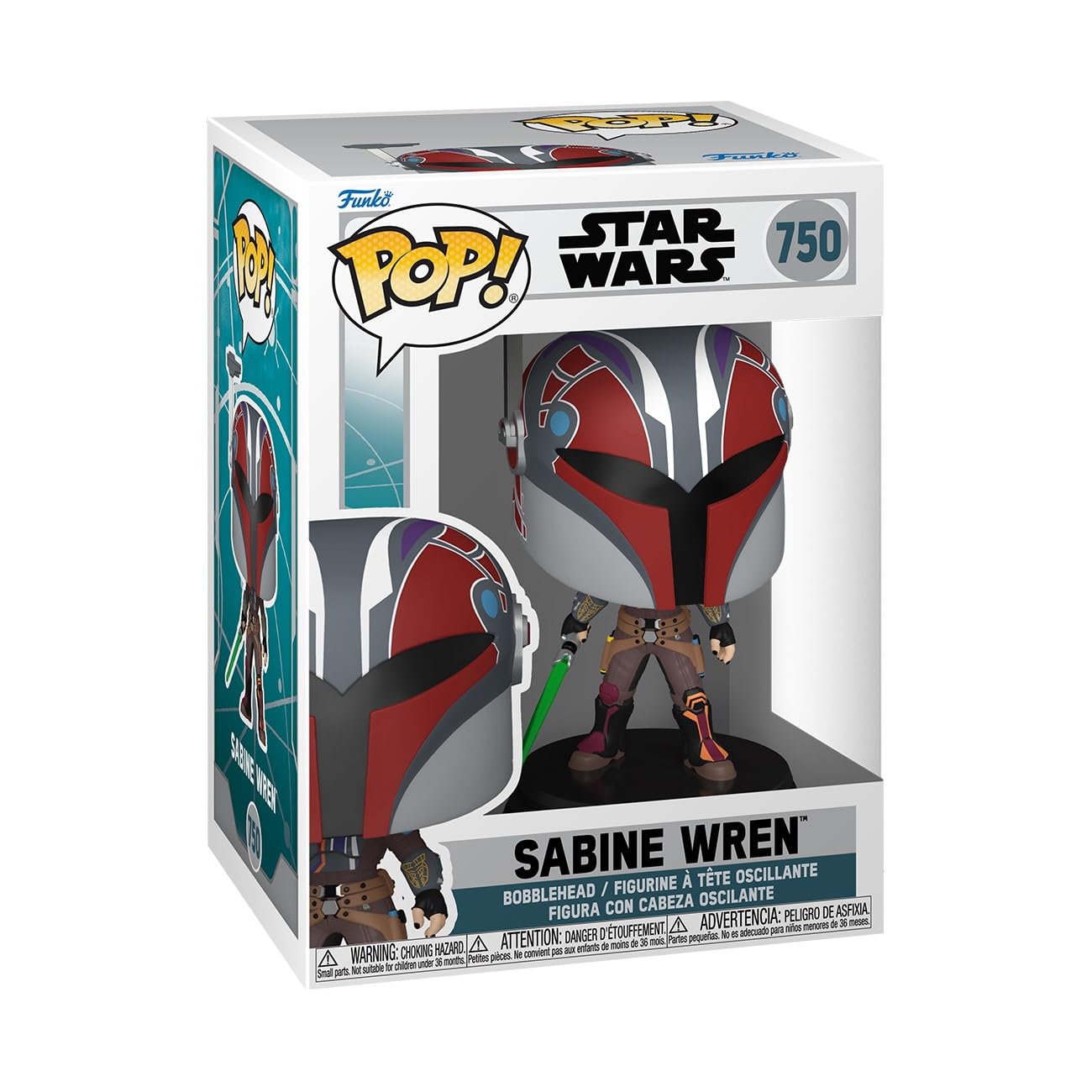 Funko POP Star Wars: Ahsoka - Sabine Wren - Star Wars Ahsoka - Collectable Vinyl Figure - Gift Idea - Official Merchandise - for Kids & Adults - TV