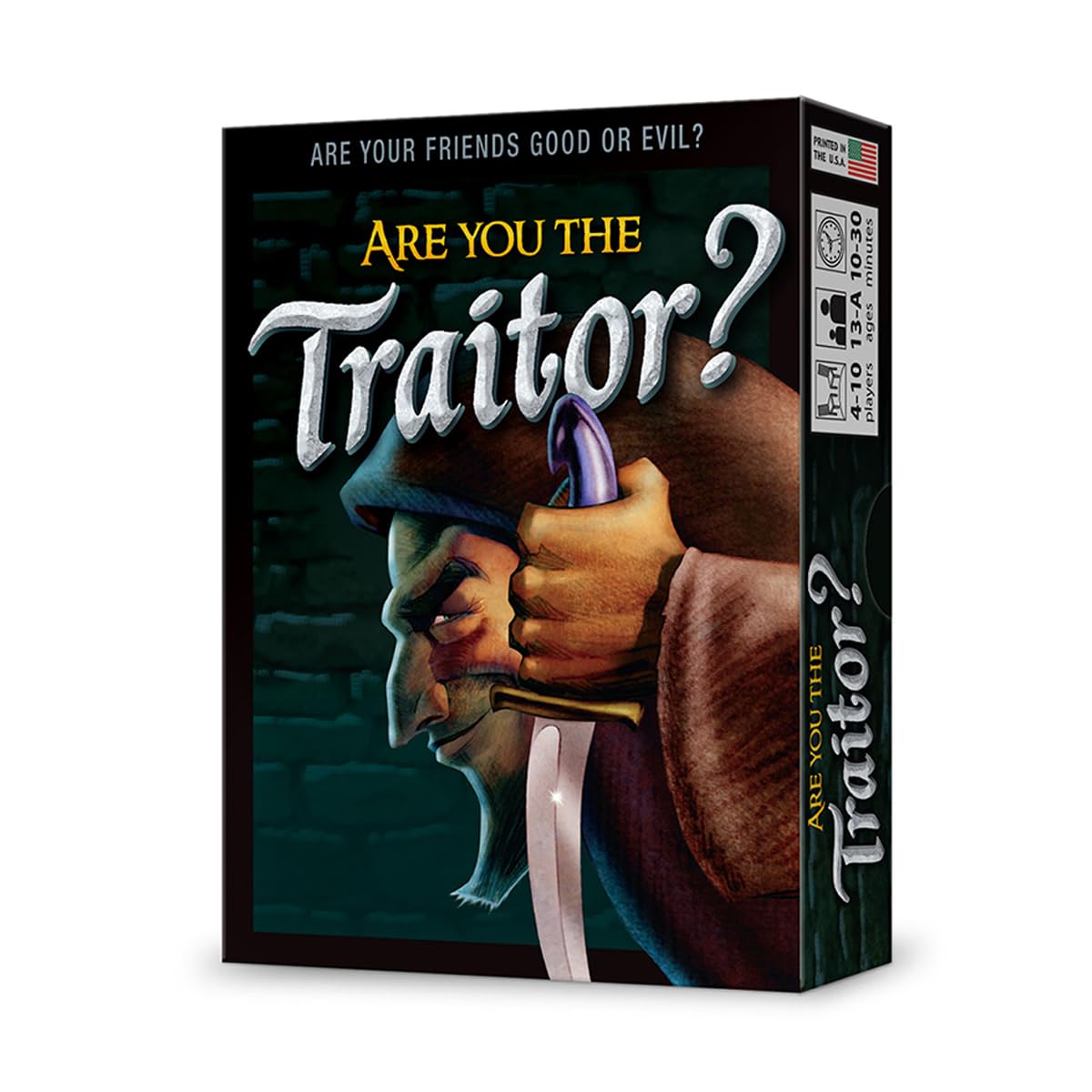 Looney Labs are You the Traitor? Card Game - Engaging Party Fun for 4-10 Players