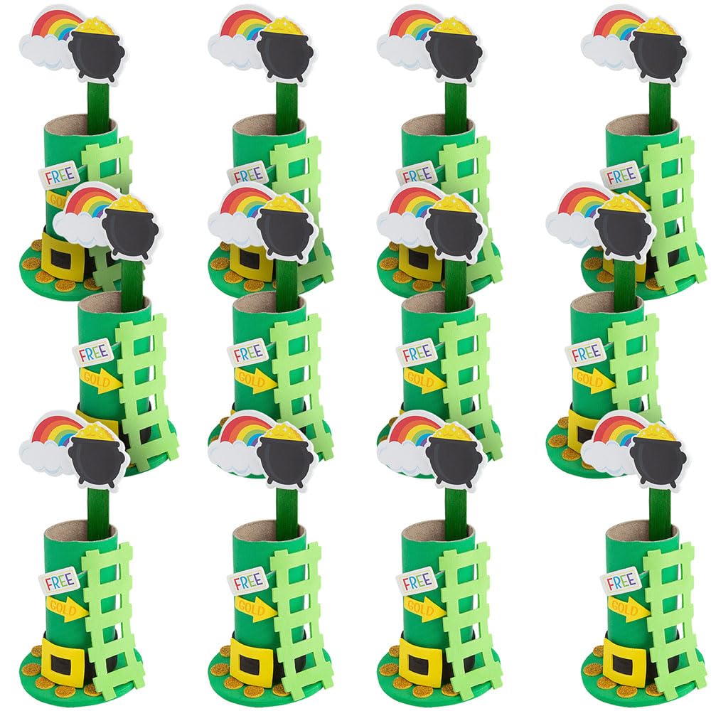 Fun Express Catch a Leprechaun Trap Craft Kit - Makes 12 - St. Patrick's Day Crafts for Kids
