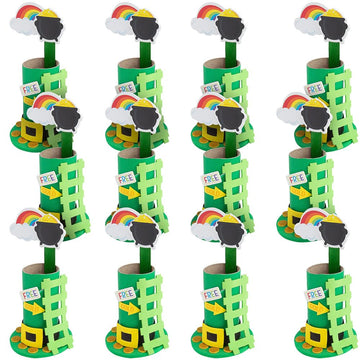 Fun Express Catch a Leprechaun Trap Craft Kit - Makes 12 - St. Patrick's Day Crafts for Kids