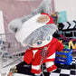 niannyyhouse Headdress Hoodie Shoes Flame Outfit 10cm~15cm 20cm 40cm Plush Doll Clothes Doll Accessories (Red 10cm~15cm)
