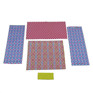 Mattel Replacement Barbie Size Shower Curtain, Blanket, 2 Hammocks and Towel for Barbie Camper Playset - FBR34, Pink, Blue, Yellow