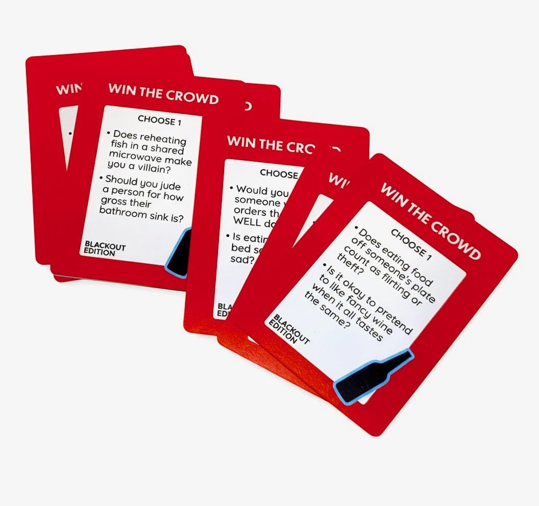 Spin The Bottle Blackout Edition Party Game for Adults, Magic Bottle with 3 Card Games, 10+ Party Games for Adults 21+, 2+ Players