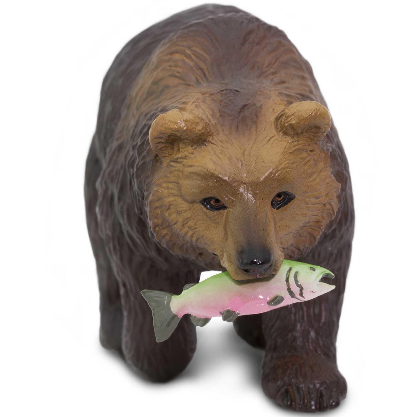 Safari Ltd. Grizzly Bear Figurine - Detailed 4.5" Plastic Model Figure - Fun Educational Play Toy for Boys, Girls & Kids Ages 3+