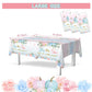 3Pcs Fall Tablecloth Decoration - He or She Gender Reveal Tablecloth Fall Floral Pumpkin Disposable Table Cover Fall Theme Baby Shower Party Supplies