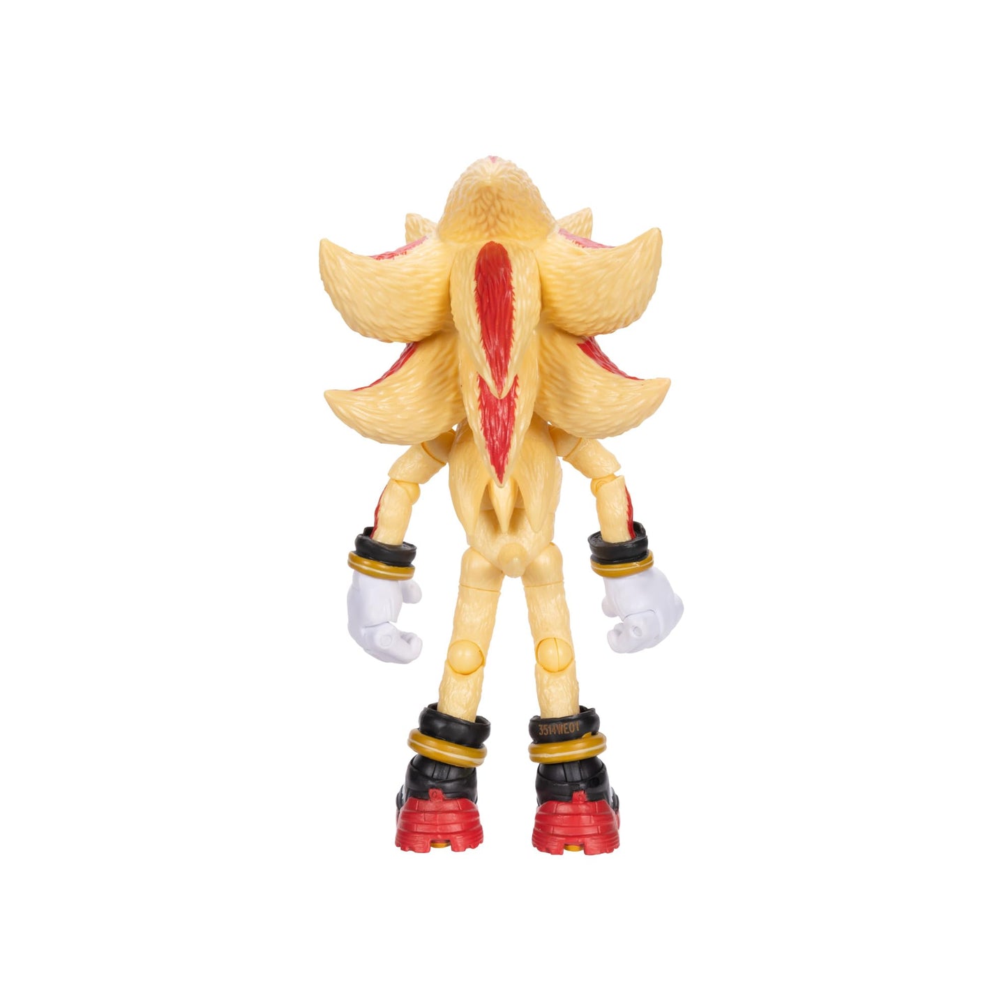 Sonic 3 Movie 5-Inch Action Figures 4-Pack, Includes Sonic, Super Shadow, Knuckles, and Gerald Robotnik, Articulated Figures from Jakks Pacific's Wave