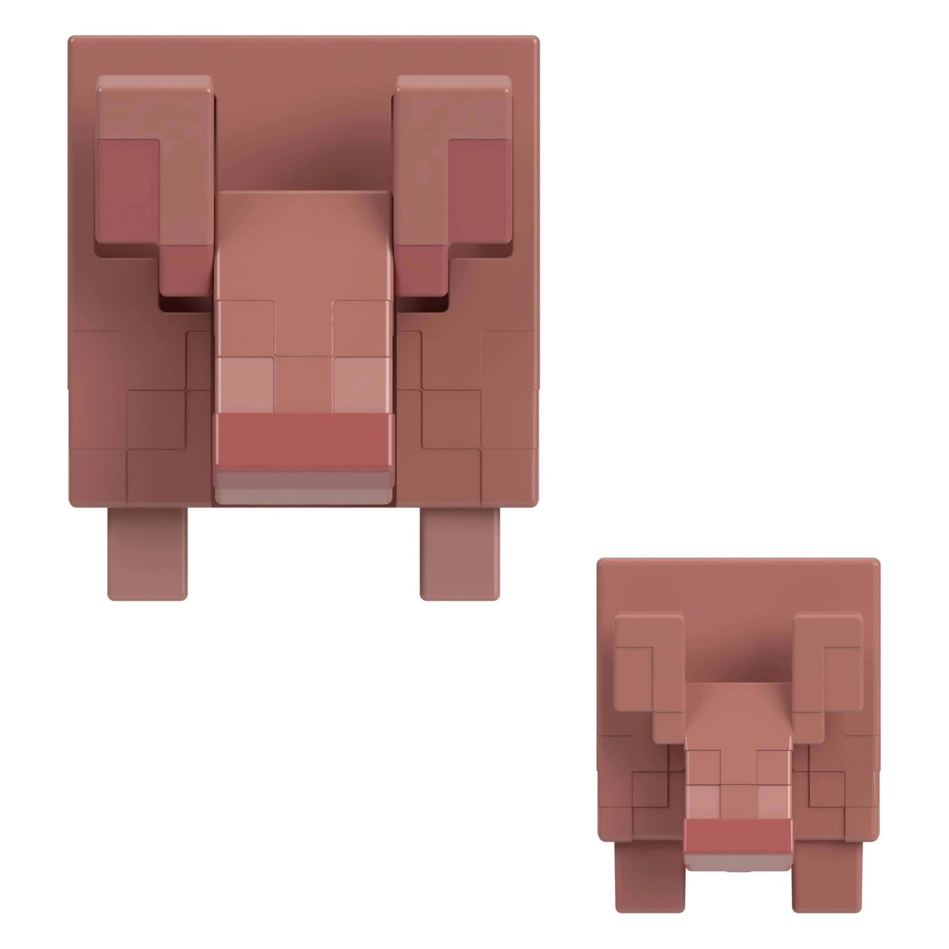 Mattel Minecraft Core Action Figure Set 3.25-inch Scale Mob Vote Winner Armadillo and Baby Armadillo