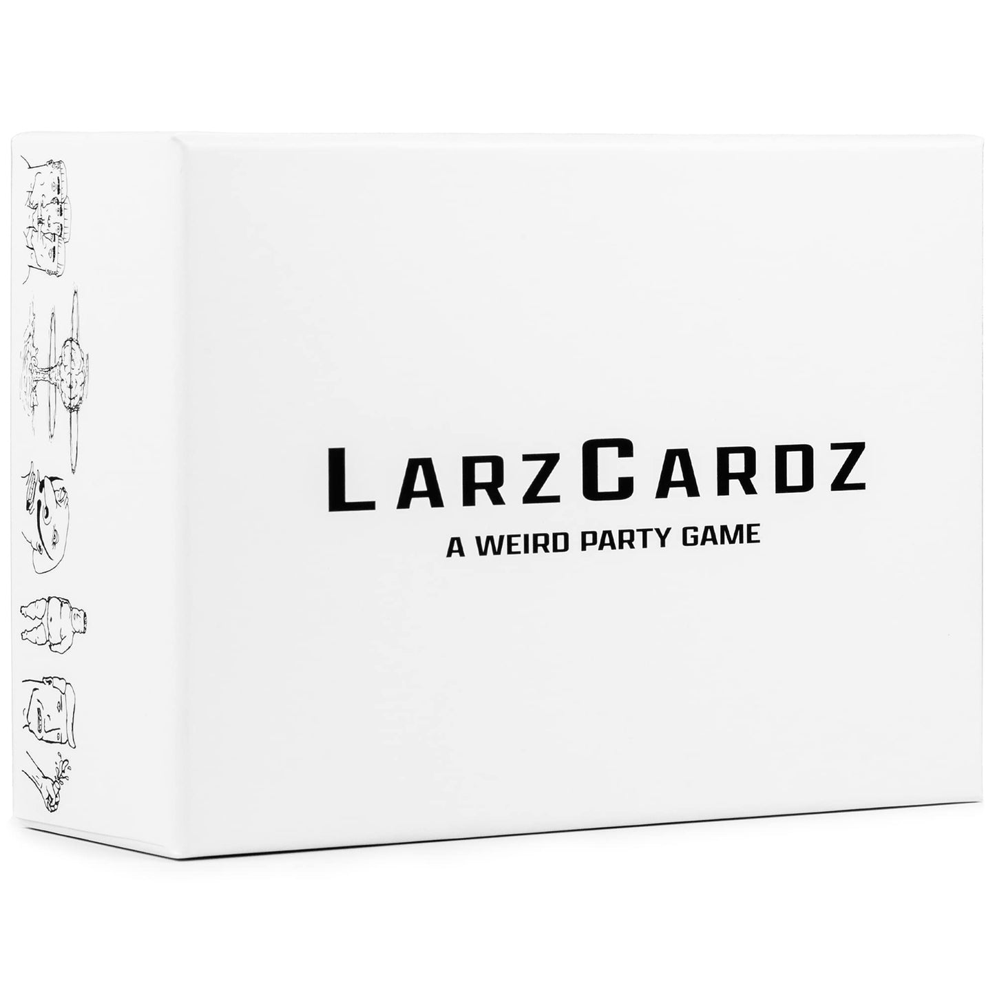 LarzCardz - Weird Drinking Game for Adults - 216 Fun Dare & Challenge Party Cards for Group Game Nights, College, 21st Birthday