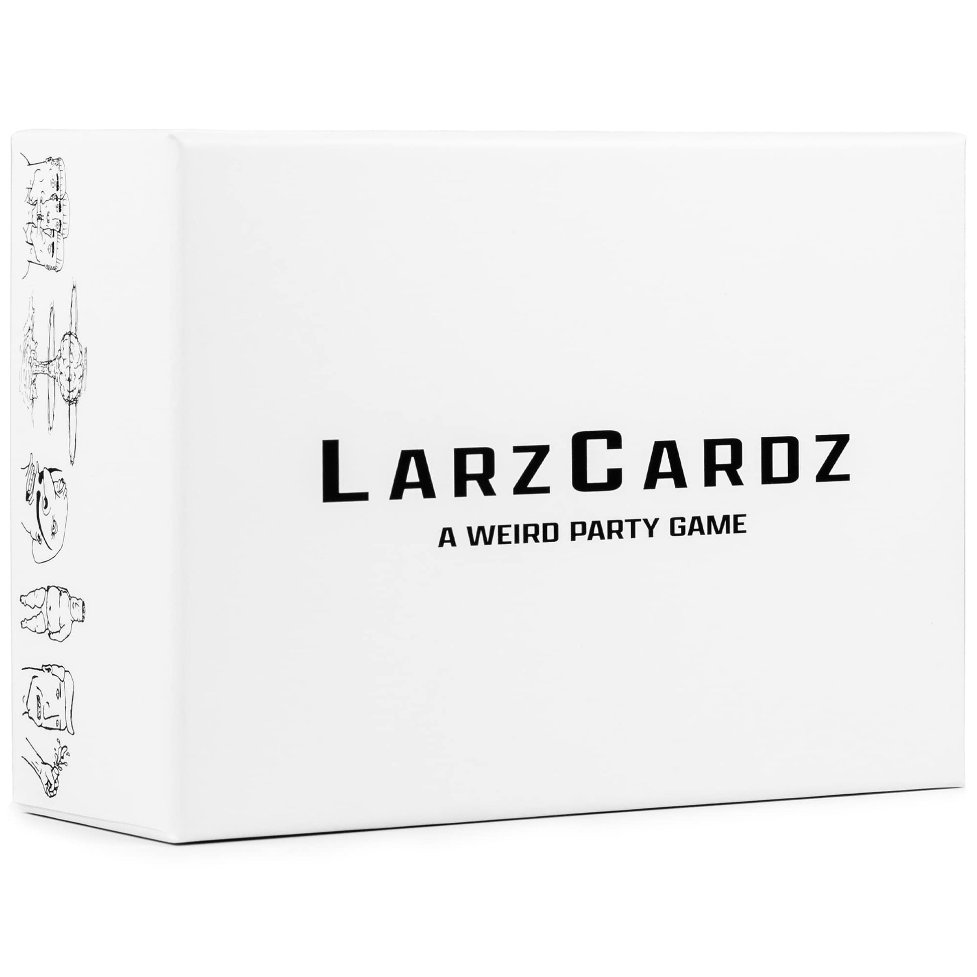 LarzCardz - Weird Drinking Game for Adults - 216 Fun Dare & Challenge Party Cards for Group Game Nights, College, 21st Birthday