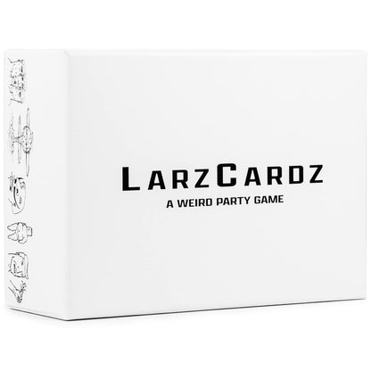 LarzCardz - Weird Drinking Game for Adults - 216 Fun Dare & Challenge Party Cards for Group Game Nights, College, 21st Birthday