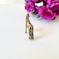 Aorvoras Miniature Horse Figurine, Brass Retro Statue Ornament, Dollhouse Micro Garden Landscaping Decoration