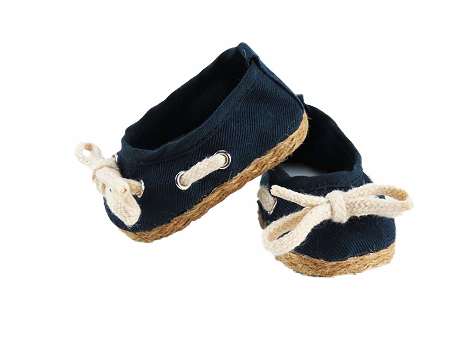 Navy Nautical Flats Shoes for 18-Inch Dolls | Premium Quality & Trendy Design | Dolls Clothes