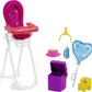 Barbie Skipper Babysitter Inc Playset, Birthday Feeding Set with Skipper Doll, Color-Change Baby Doll, High Chair & Accessories
