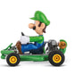 Carrera 200984P RC Official Licensed Mario Kart Pipe Kart Luigi 1:18 Scale 2.4 Ghz Remote Radio Control Car with Rechargeable LiFePO4 Battery - Kids