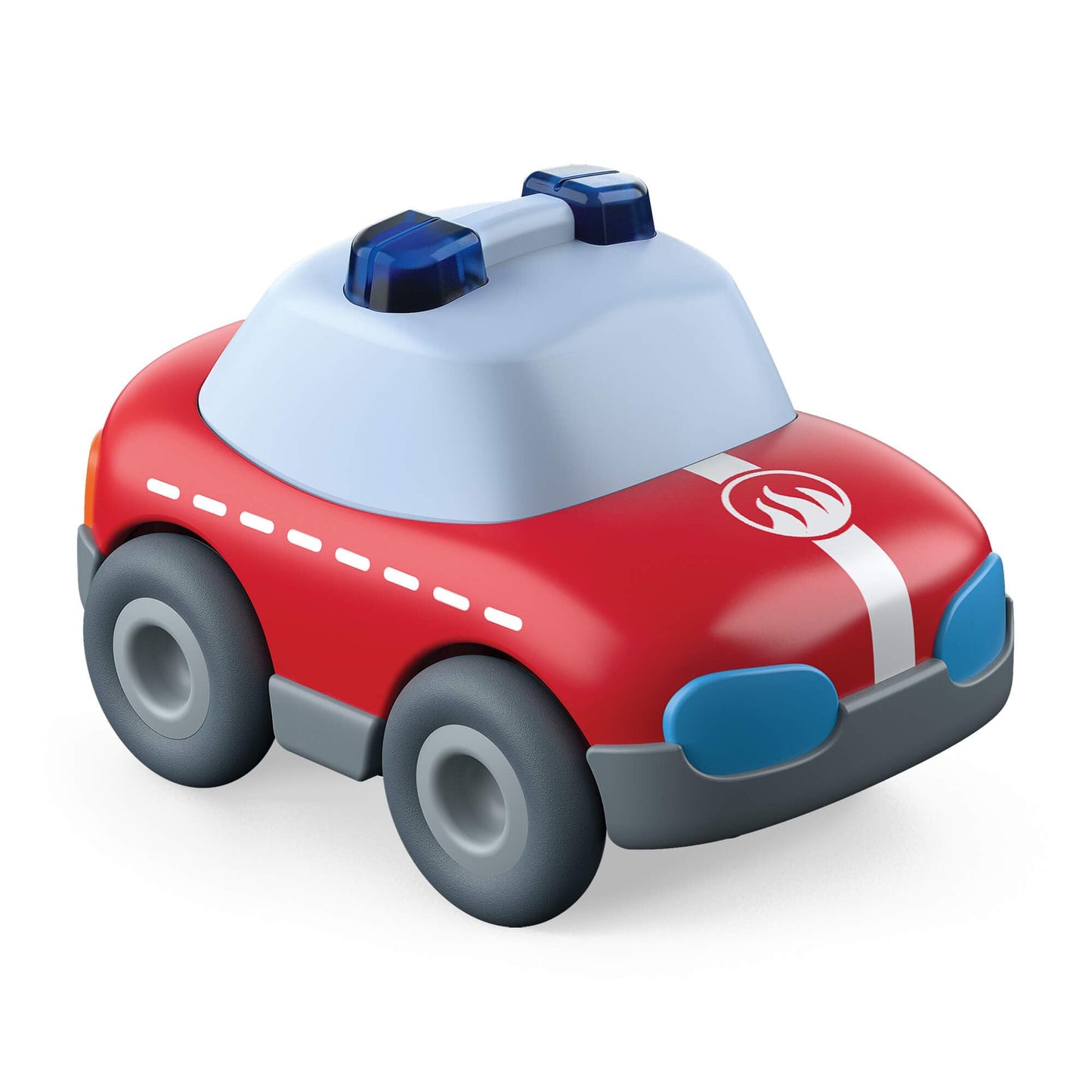 HABA Cars Service Vehicle Bundle - Set of 3 Cars (Fire Car, Ambulance & Taxi) for Ages 2+