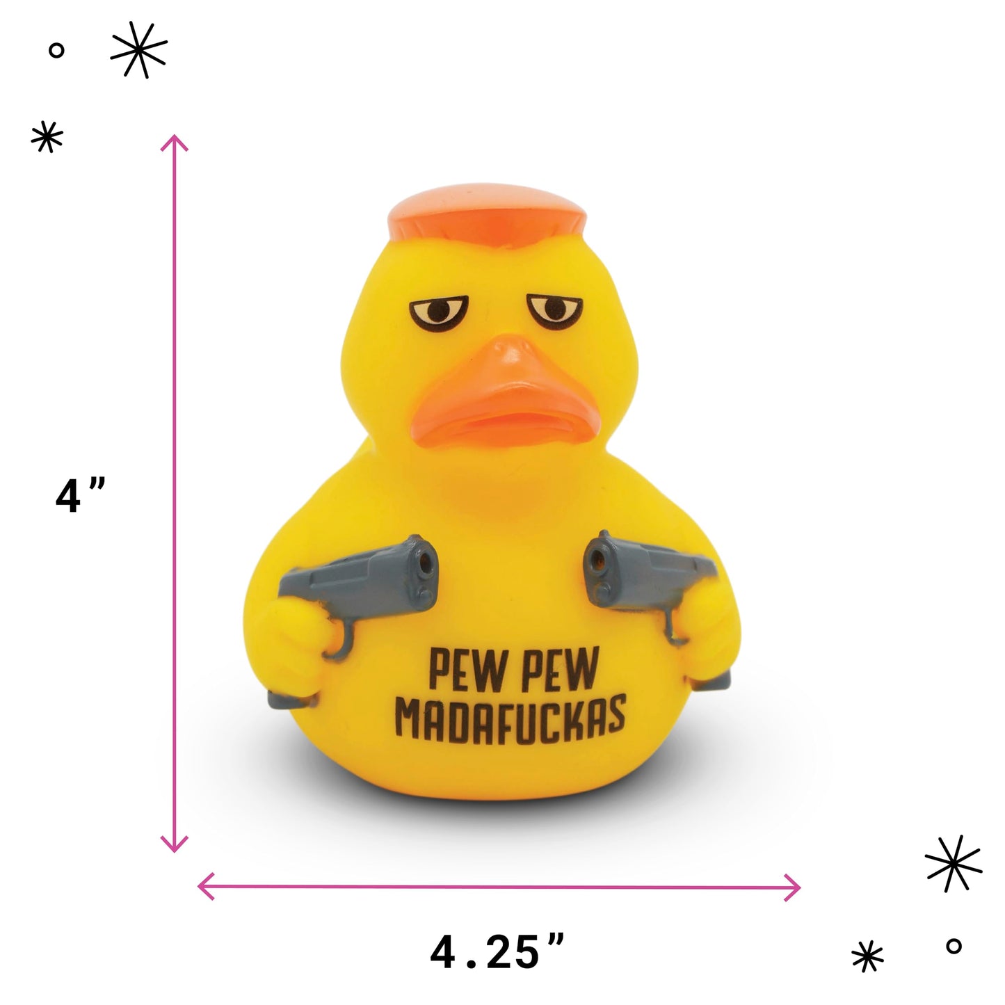 Punchkins Novelty Rubber Duck - Funny Collectible Duck Bath Toy, Cute Desk Decor, Quirky Gag Gift for Adults, Coworkers, Friends & White Elephant (4