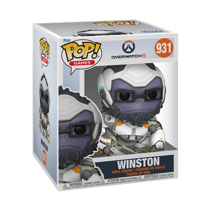 Funko POP! Super: Overwatch 2 - Winston - Overwatch - Collectable Vinyl Figure - Gift Idea - Official Merchandise - for Kids & Adults - Video Games