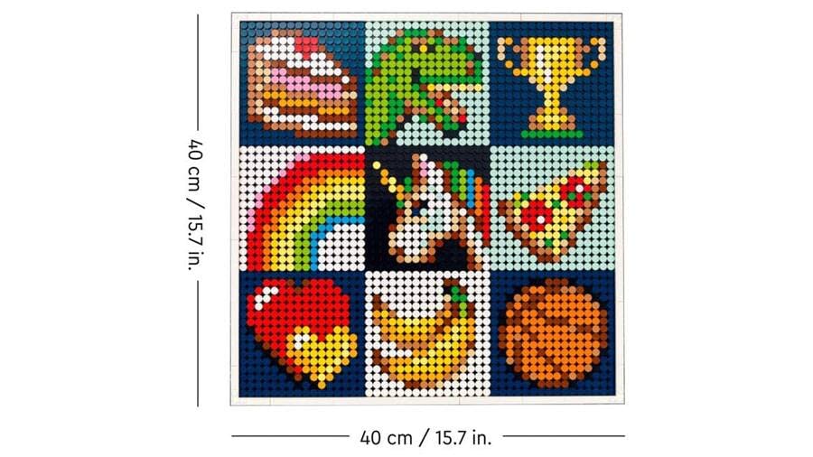 LEGO Art: Art Project - Create Together 21226 Building Kit; A Great Creative Opportunity to Make Fun Wall Art (4,138 Pieces)