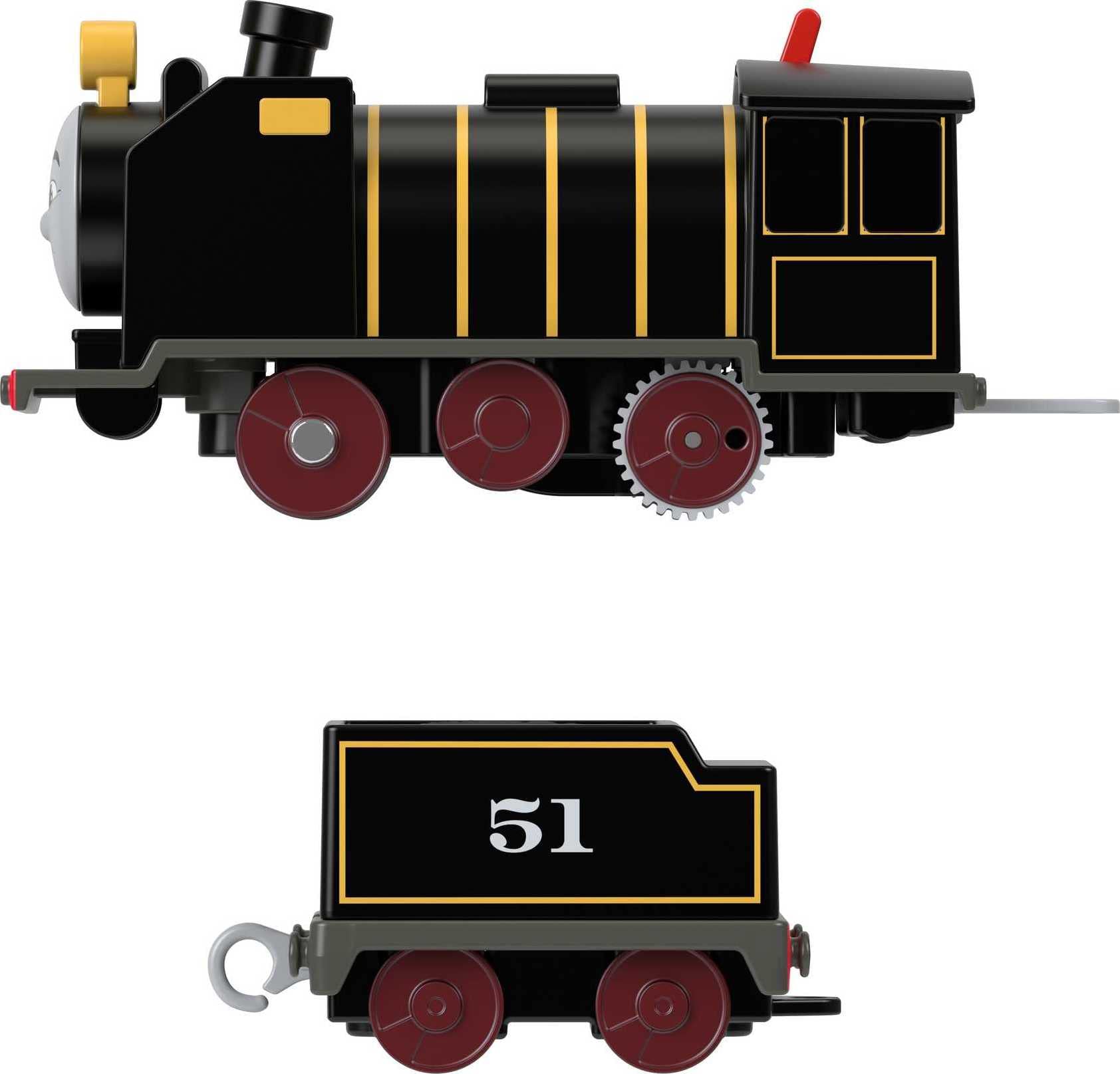 Thomas & Friends Motorized Toy Train Hiro Battery-Powered Engine with Tender for Preschool Pretend Play Kids Ages 3+ Years