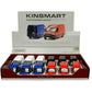 KiNSMART - Mercedes-Benz Sprinter Cargo Van, 1:48 O Scale Die Cast Metal Model Toy Van, Pull-Back Action, Set of 4