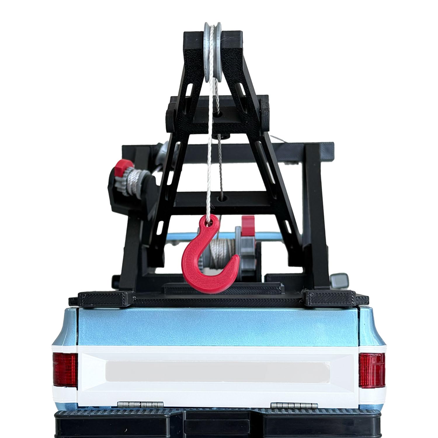 Wrecker Truck Bed Upgrade Parts for FCX18 K10 / EAZYRC Glacier RC Crawler?No Vehicles Included - Black