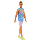 Barbie Fashionistas Ken Fashion Doll #212 with Prosthetic Leg Wearing Removable Los Angeles Jersey, Purple Shorts & Sneakers