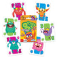 Outset Media Crazy 8's Card Game - The Classic Game of Monstrous Mayhem - Contains 36 Over-Sized Cards for 2 to 4 Players Ages 4 and up