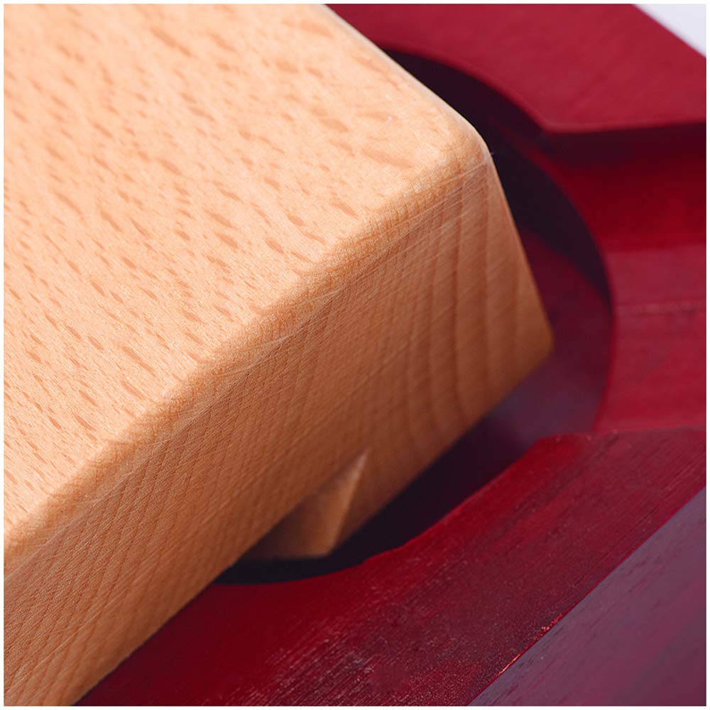 Blovec Impossible Dovetail Box Wooden Puzzle 3D Brain Teaser Magic Drawers Secret Compartment Jewelery Box