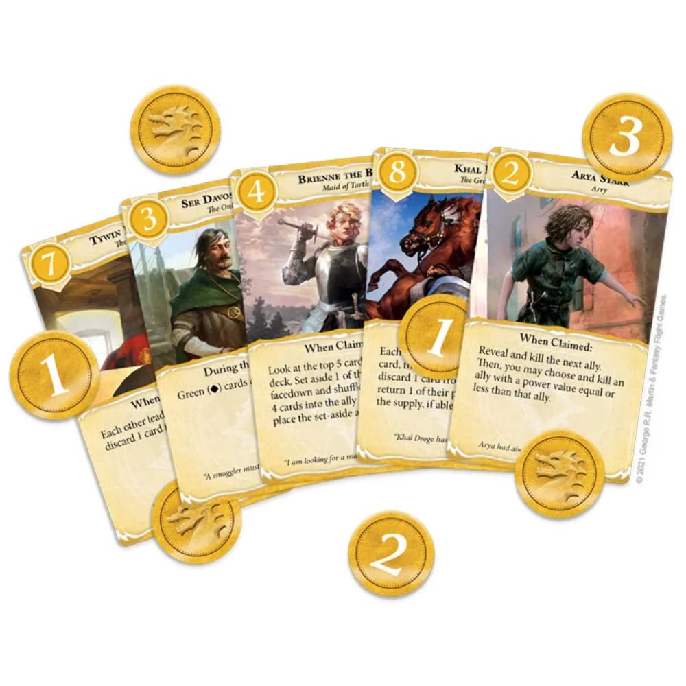 A Game of Thrones: B’Twixt Card Game - Strategy Game for Kids & Adults, Ages 14+, 3-6 Players, 90 Minute Playtime, Made by Fantasy Flight Games