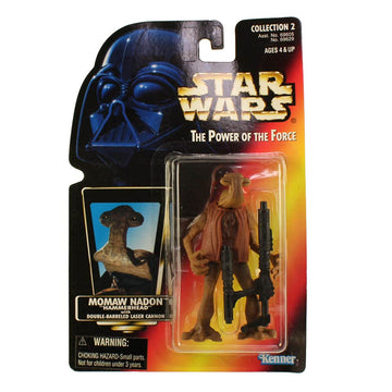 Star Wars The Power The Force- Momaw Nadon Hammerhead with Double- BARRELED Laser Cannon