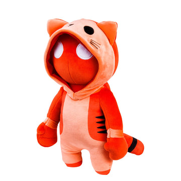 Gang Beasts 16" Stretchy Plush - Red Cat - Cute, Huggable, Collectible Toy Figure