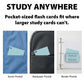 Blank Flash Cards with Rings & Box 1100 5 Colors 2x3.5 USA Made