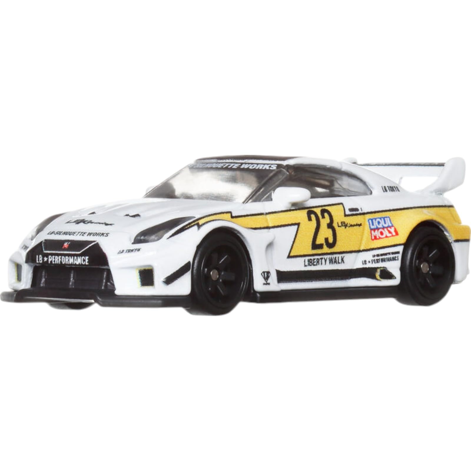 Mattel Hot Wheels Team Transport LB-Silhouette GT Nissan 35GT-RR Ver.2 Flipsider Hauler, White #56