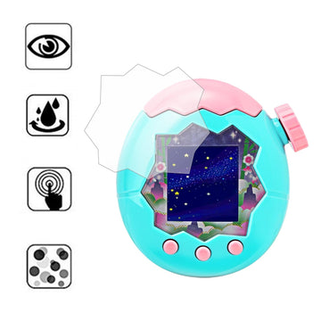 Aemus Screen Protector Compatible for Tamagotchi Paradise, Full Coverage PET Clear Film