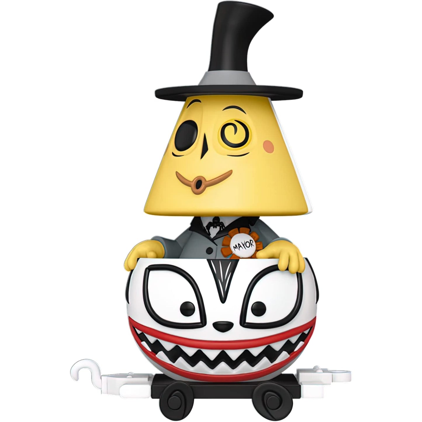 Funko Mayor in Ghost Cart: P o p ! Trains Vinyl Figurine Bundle with 1 Compatible 'ToysDiva' Graphic Protector (011-50634 - B)