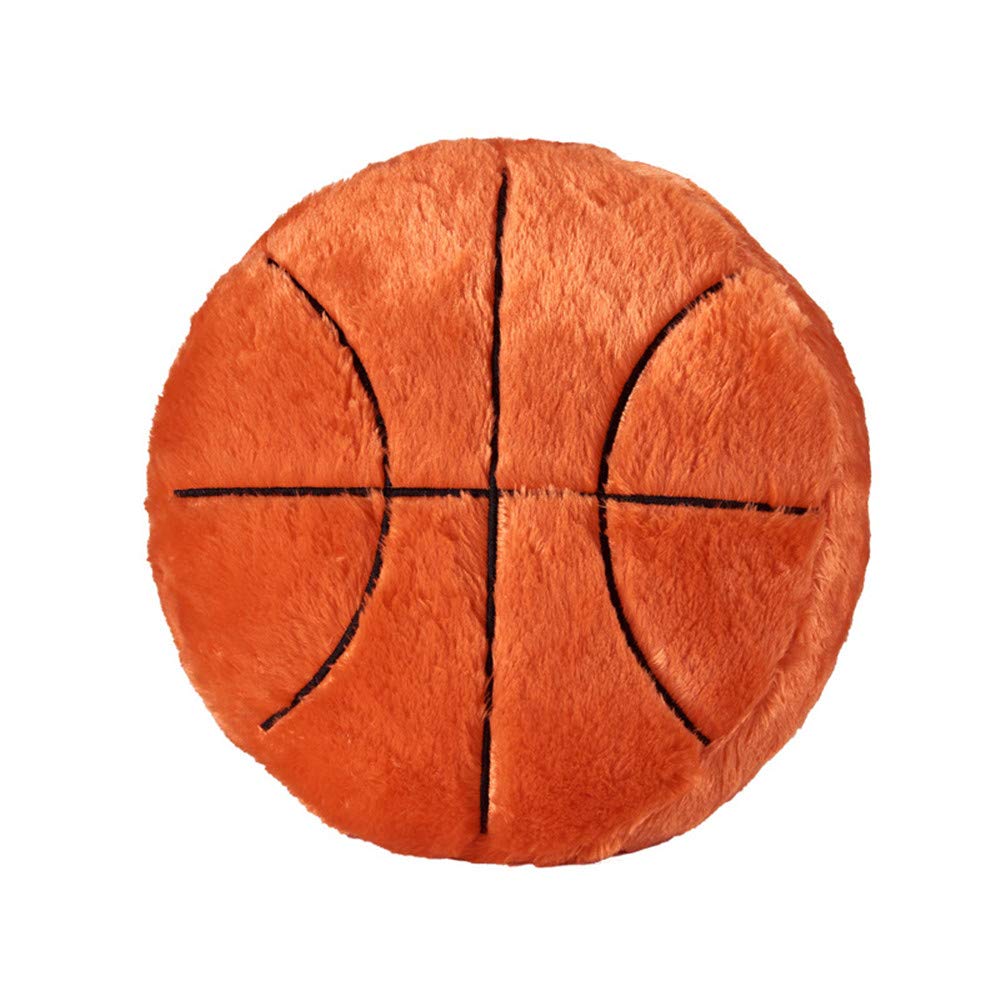 XIZHI 18'Basketball Plush Pillow Fluffy Durable Stuffed Football Throw Pillow Ball Sports,Ball Pillow Soft Durable Sports Toy Sofa Room Decoration