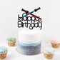Lightsaber Happy Birthday Cake Topper,Alien Space War Birthday Cake Topper