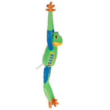 Wild Republic Hanging Eco Red Eyed Tree Frog Stuffed Animal - 21"