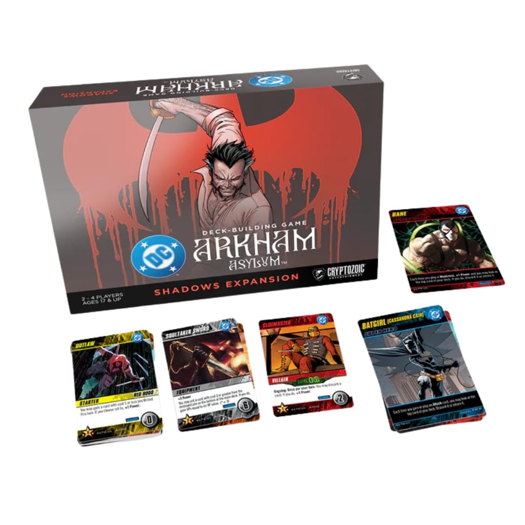 Cryptozoic Entertainment DC Deck-Building Game: Arkham Asylum Shadows Expansion