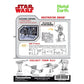 Metal Earth Star Wars Destroyer Droid 3D Metal Model Kit Fascinations