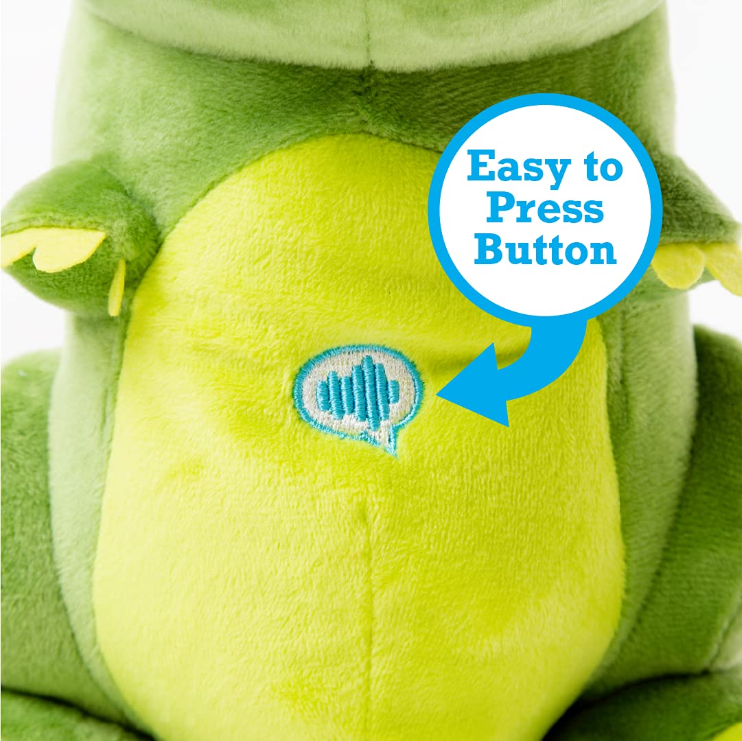 Mighty Mojo Silly Sounds Plush Talking Stuffed Animal - Makes Over 20 Silly Sounds - Burps, Farts and Roars - 10 Inches (Dinosaur)