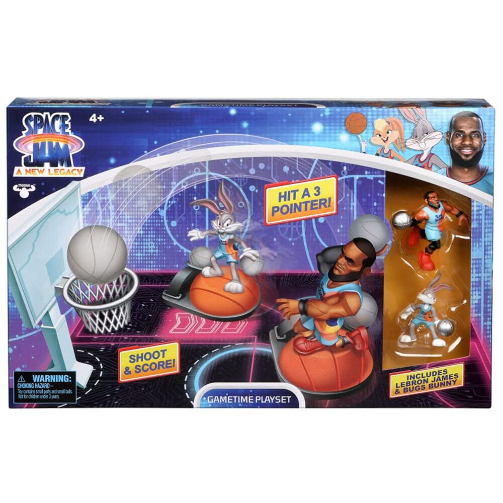 Space Jam: A New Legacy - Gametime Playset with Lebron & Bugs Bunny Figures