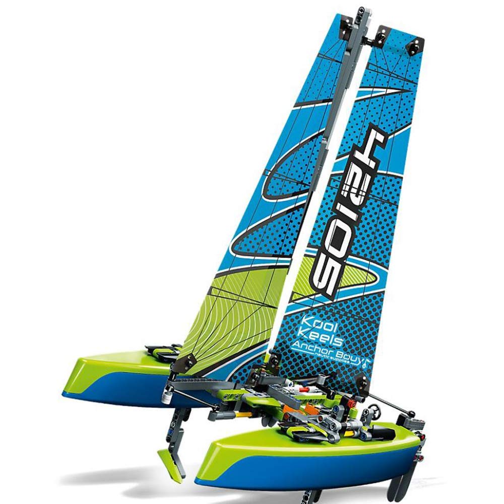 LEGO Technic Catamaran 42105 Model Sailboat Building Kit (404 Pieces)