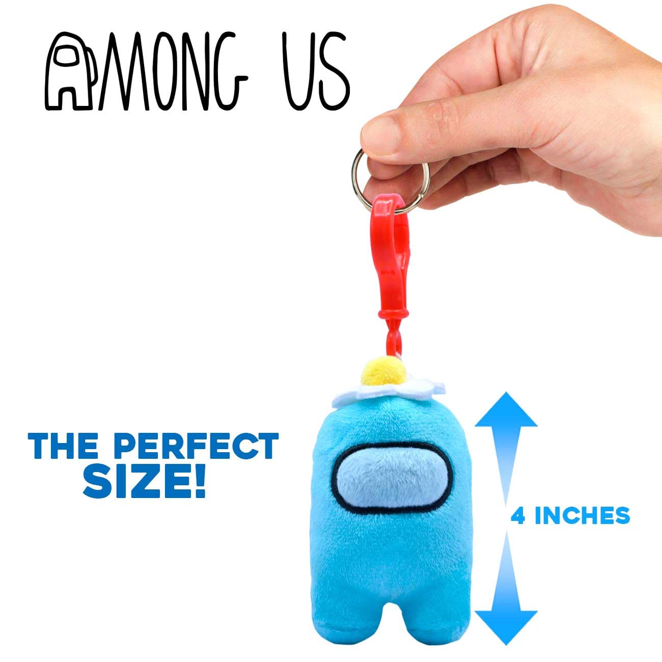 Just Toys LLC Among US 3" Plush Backpack Hangers - Series 2