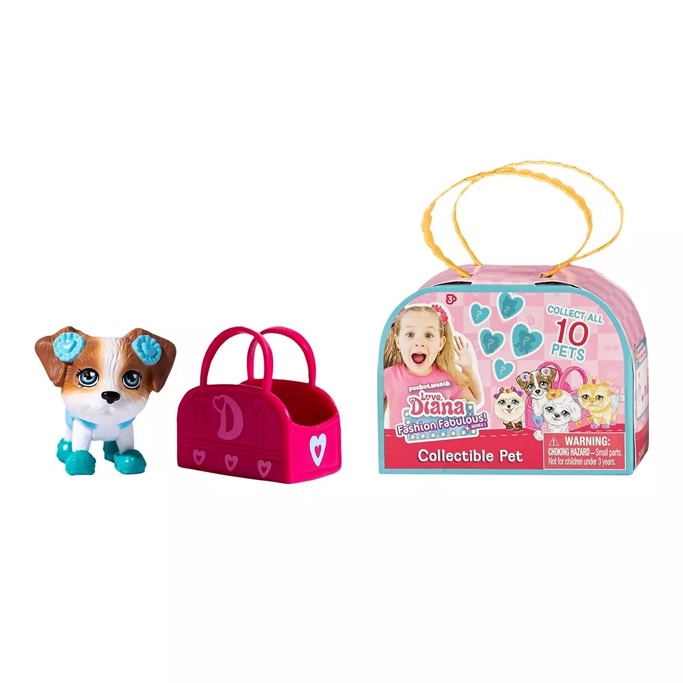 Love, Diana 3.5" Pet Figure Assorted Color May Wary
