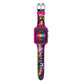 Accutime Kids Rainbow High Educational Learning Touchscreen Pink Smart Watch Toy with Multicolor Strap for Girls, Boys, Toddlers - Selfie Cam, Games