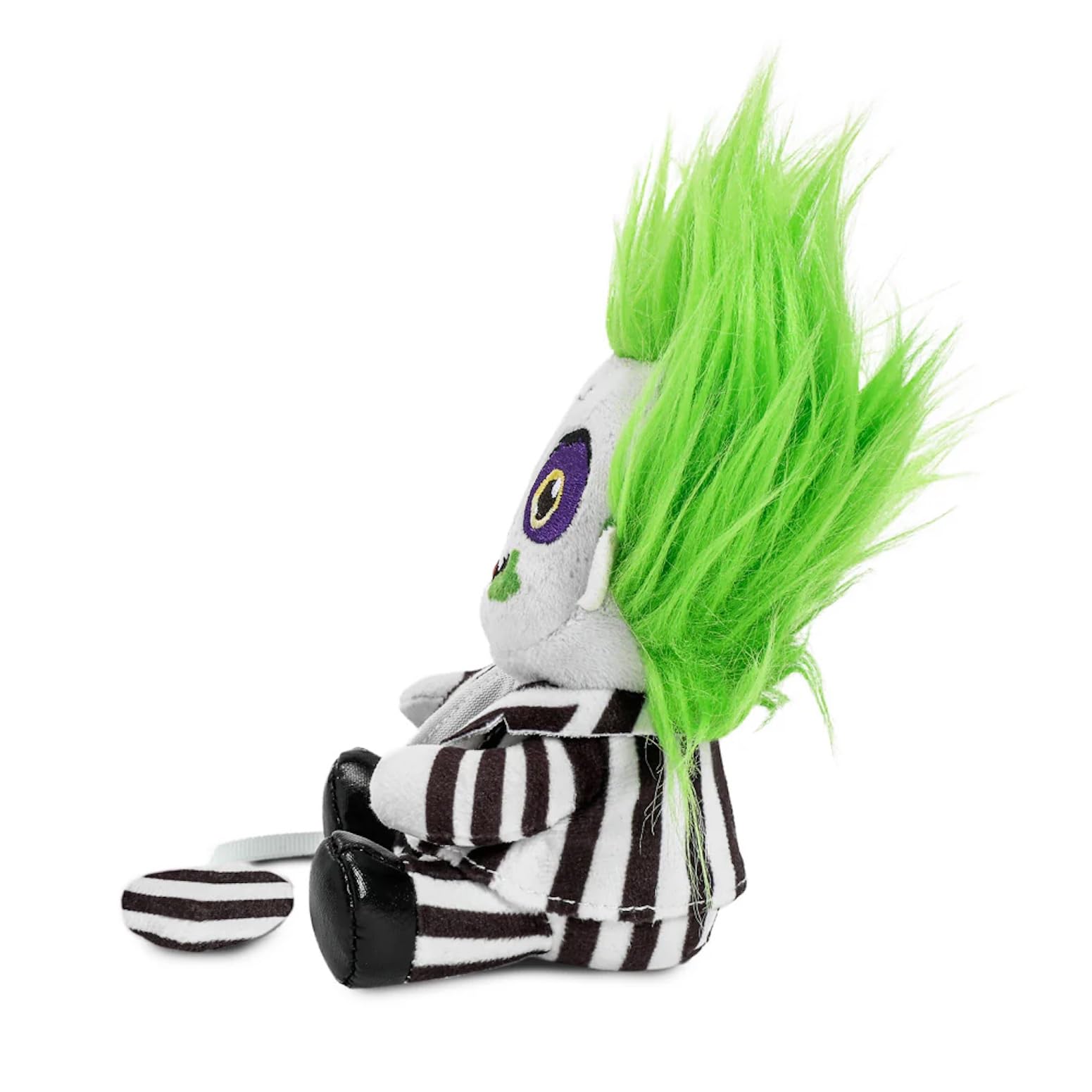 Beetlejuice Officially Licensed Movie Collectible Plush Stuffie - 7.5" Phunny Plush, Beetlejuice (1988) in Striped Suit Shoulder