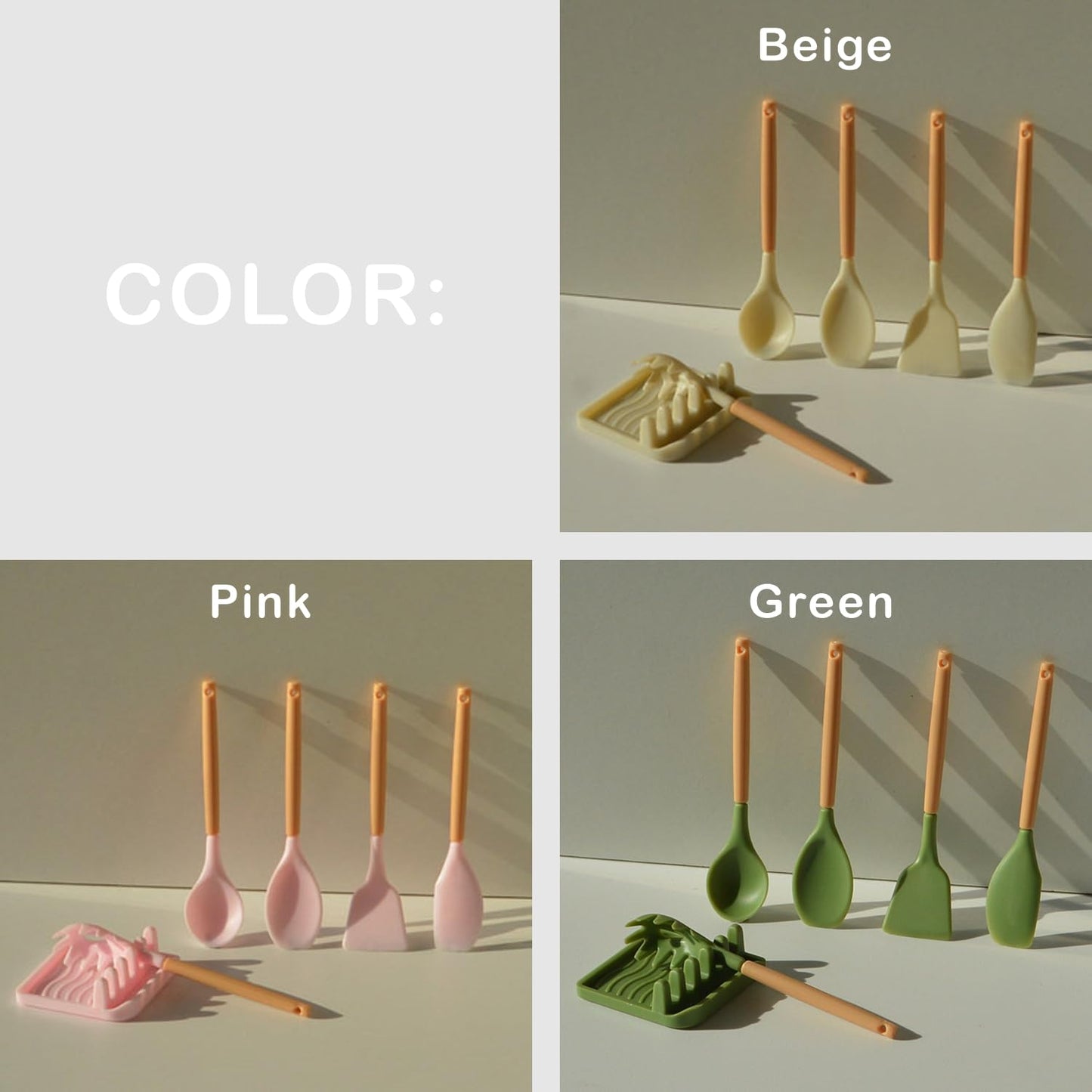 Miniature Cooking Utensil Set, 1:6 Scale Cooking Utensil Set, Dollhouse Miniature Spatula Soup Ladle Scraper Spaghetti Server, Dollhouse Kitchen
