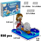 Jesus Series-Jesus Saved Peter Mini Figurine, Bible Story w/Lego, Jesus Toy, Nativity Building Set for Aged14+, Great Gift for Teenagers and Adults